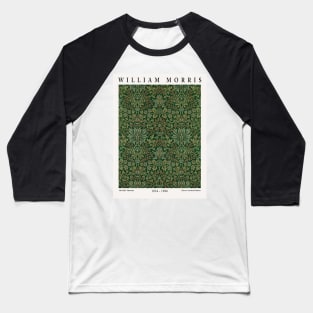 William Morris Textile Exhibition Design Flower Garden Pattern Wall Art Baseball T-Shirt